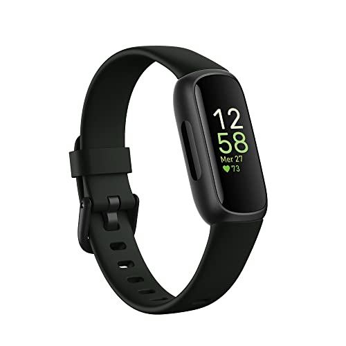 Fitbit Inspire 3,Black/Midnight Zen, Activity Tracker Unisex-Adult, Nero Notte, One Size