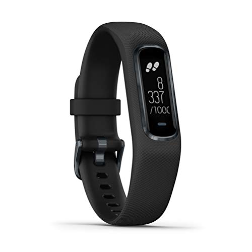 Garmin Small/Medium vivosmart 4 Smart Activity Tracker con strumenti di monitoraggio della frequenza cardiaca e del fitness basati sul polso - Nero