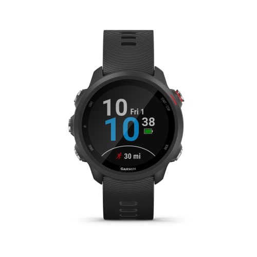 Garmin Forerunner 245 Music, GPS per la corsa, Memoria per musica, Distanza, Passo, Cardio, VO2max, Piani gratuiti per 5K, 10K e mezza, Tempi di recupero, Smartwatch...