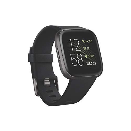 Fitbit Versa 2 Smartwatch per Benessere e Forma Fisica con Controllo Vocale, Punteggio del Sonno e Musica