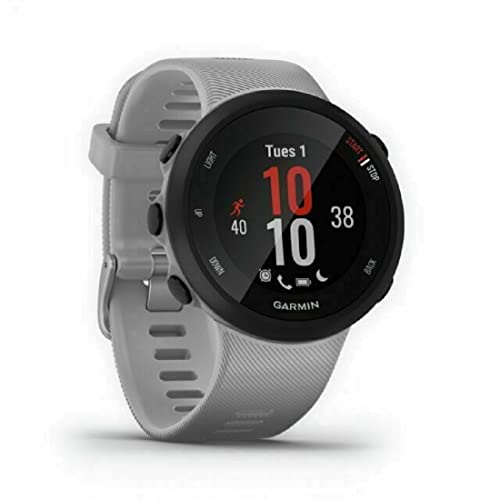 Garmin Forerunner 45 Plus - Orologio da corsa GPS con supporto per il piano di allenamento Garmin Coach, colore: Grigio