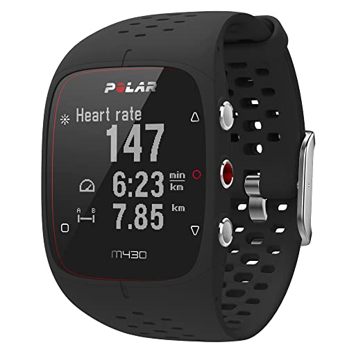 Polar M430, Orologio GPS Multisport con Cardiofrequenzimetro Integrato, Activity tracker, Running watch, Analisi del sonno e notifiche da smartphone, Andatura e...