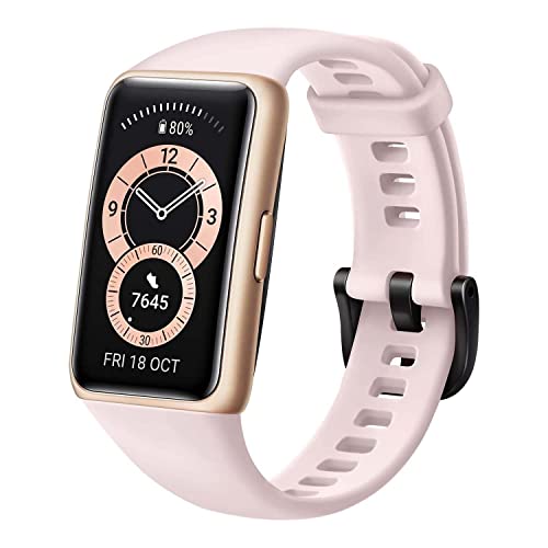 HUAWEI Band 6 Smart Band Fitness Tracker, Touchscreen AMOLED 1.47” a colori, Monitoraggio Battito Cardiaco, Sonno, Saturazione dell`Ossigeno, Resistente...