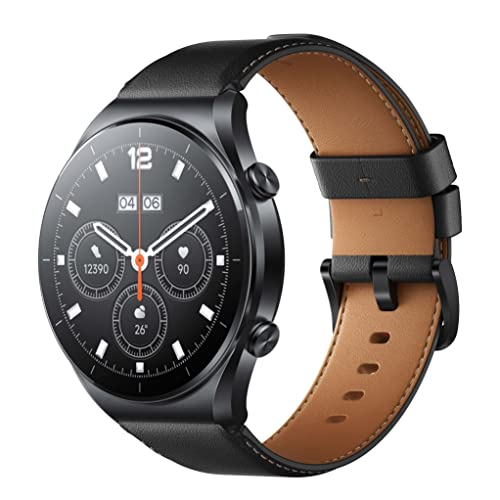 Xiaomi Watch S1, Orologio Smart, Display Amoled Hd 1.43', Resistenza All'Acqua, Nero, 4.65 x 4.65 x 1.09 cm