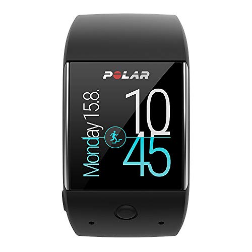 Polar M600 Smartwatch, Unisex, M600 Smartwatch Black, M/L