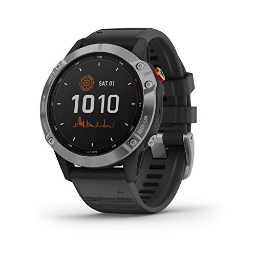 Garmin Fenix 6 Solar - GPS Smartwatch Multisport 47mm, Display 1,3”, HR e saturazione ossigeno al polso, Pagamento contactless Garmin Pay, Schermo Solar Power...