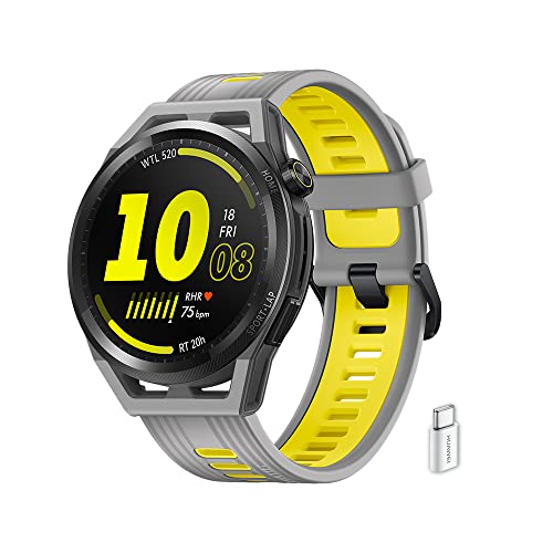 HUAWEI Watch GT Runner Smartwatch Adattatore AP52, Programma di Allenamento Scientifico, Monitoraggio Frequenza Cardiaca, GNSS Dual-Band 5 Sistemi, Mappatura...