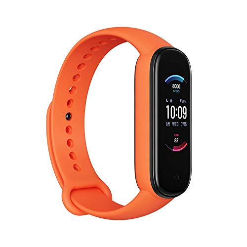 Amazfit Band 5 Smartwatch Tracker Fitness Orologio con Alexa Integrato Impermeabile 5 ATM di 15 Giorni Contapassi, Monitoraggio Frequenza Cardiaca del Sonno e della...