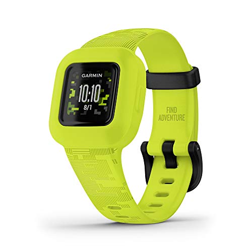 Garmin Vivofit Jr.3 (Camo Green), Orologio e Activity Tracker per Bambini, Display a colori, Passi, Sonno, Cinturino in silicone, App interattiva, Autonomia fino a 1...