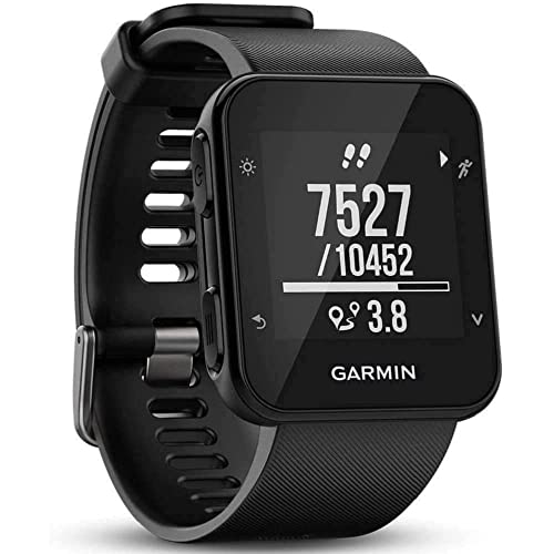 Garmin Forerunner 35 GPS Running Watch con Sensore Cardio al Polso, Connettività Smart e Monitoraggio Attività Quotidiana, iPhone/Android, Nero