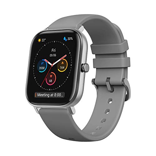 Amazfit GTS Smartwatch Orologio Fitness 5 ATM, Impermeabile Con GPS, Grigio