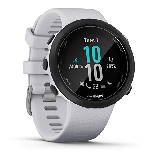 Garmin Swim 2 - Orologio GPS Connesso per Nuoto e Piscina, in Acqua Libera, Bianco